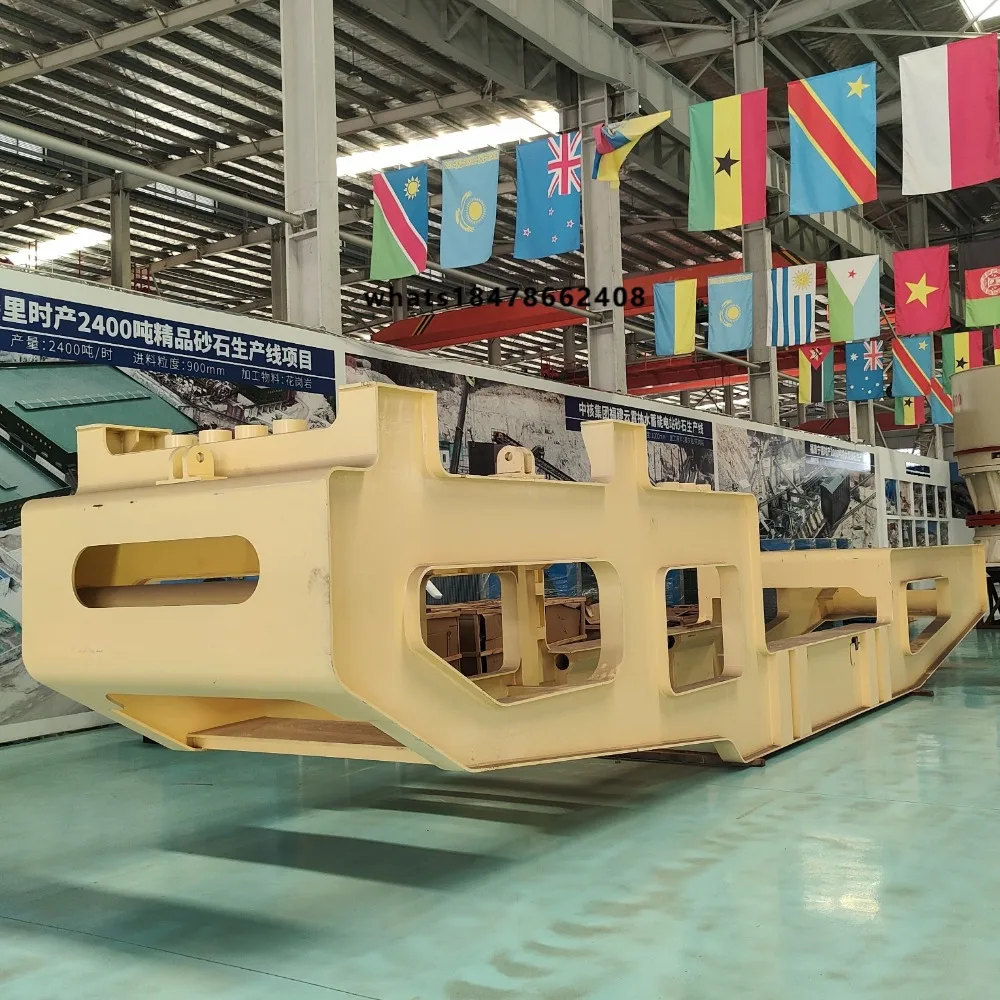 Custom Heavy Steel Fabrication Mining Machinery Parts Wear Resistant Mill Shell Crusher Components