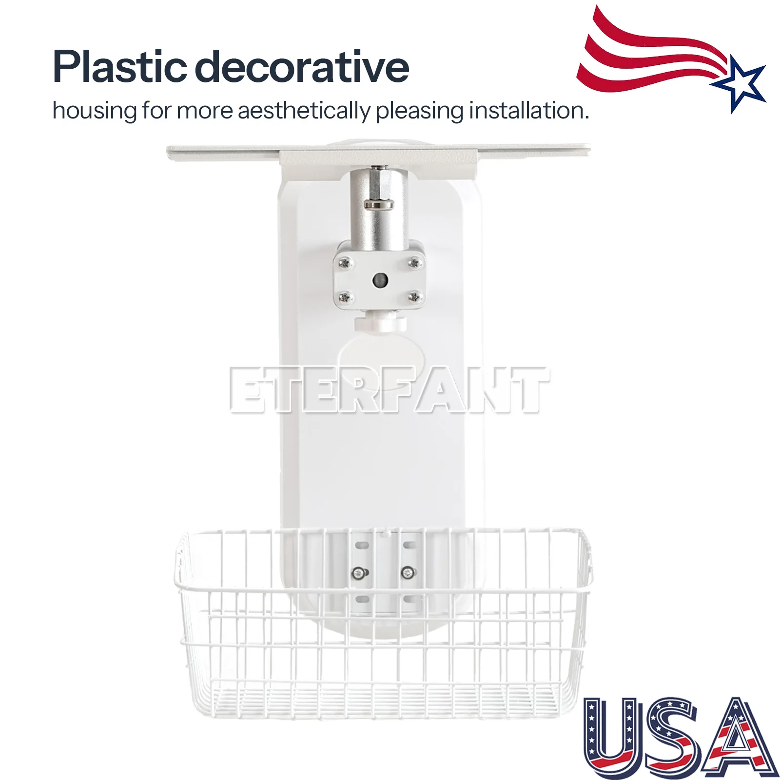 دعامة تثبيت على الحائط من ETERFANT لشاشات المريض في المستشفى مع فتحات لولبية 90*55 مم لـ SNP9000N/PM12F/PM15B #2