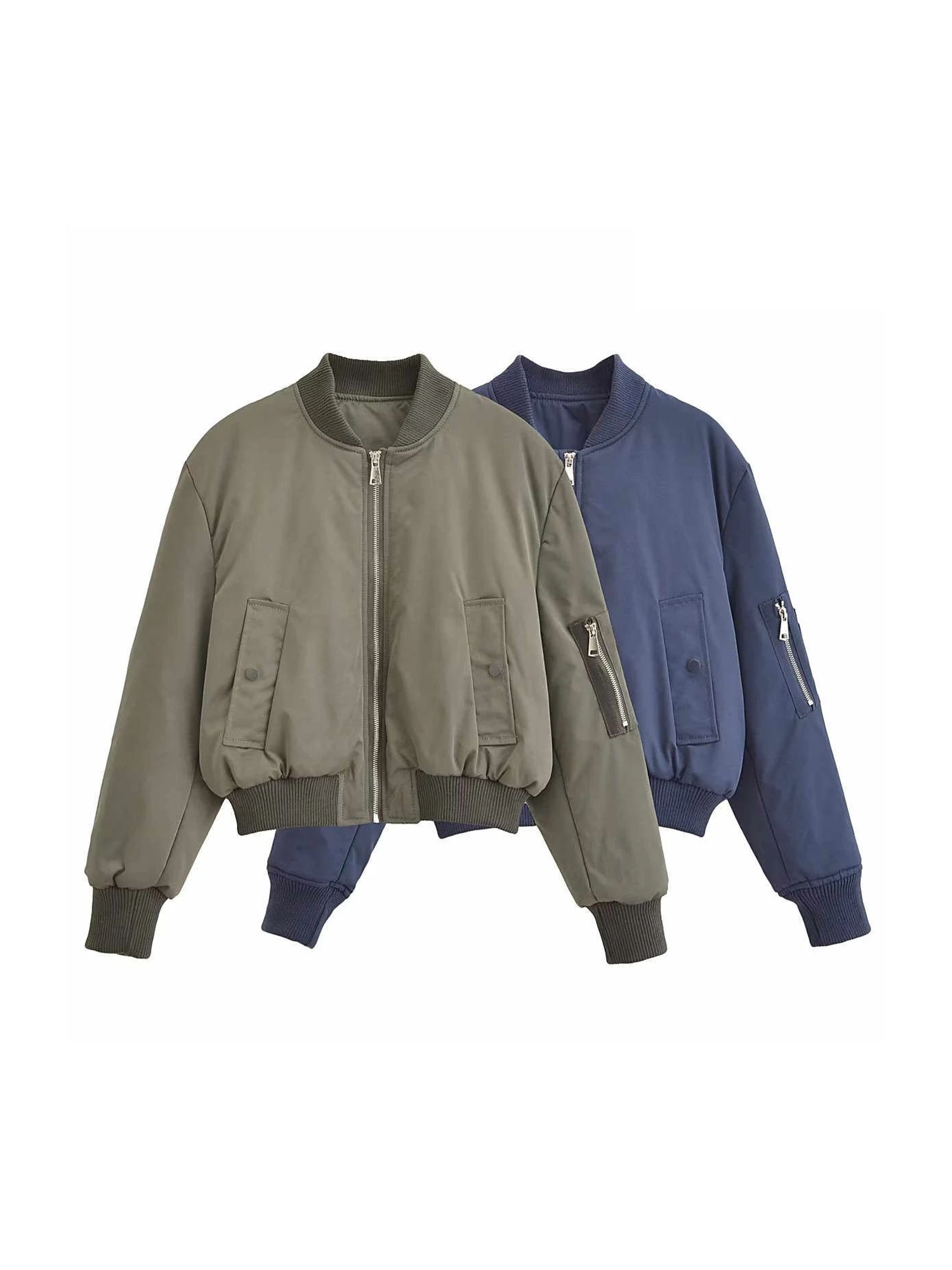 

Женская куртка-бомбер, винтажное корейское модное пальто в стиле Харадзюку, эстетичное пальто с длинными рукавами, свободная верхняя одежда, одежда 2000-х годов, зима-осень