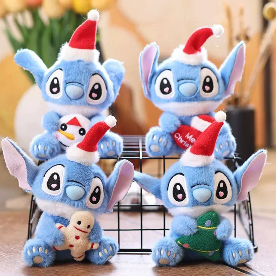 13-20cm Plush Stitch Baby Movie Cartoon Model Doll Children Action Figures Stuffed Toys Pendant Gifts