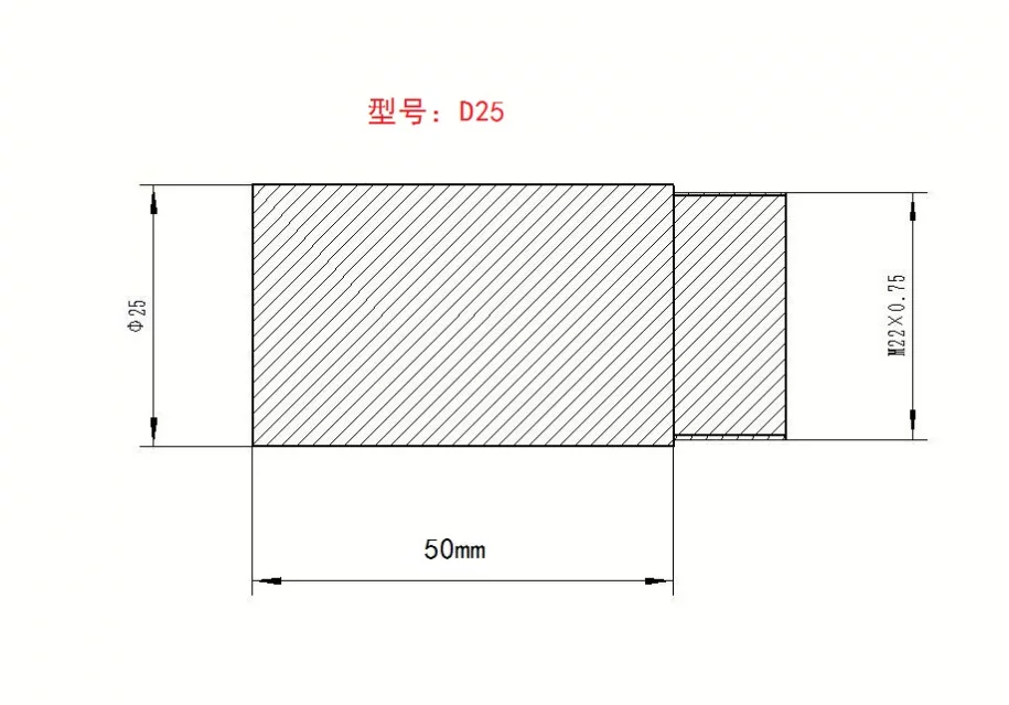 FC interface SMA905 interface D80 fiber focusing mirror, adjustable focus