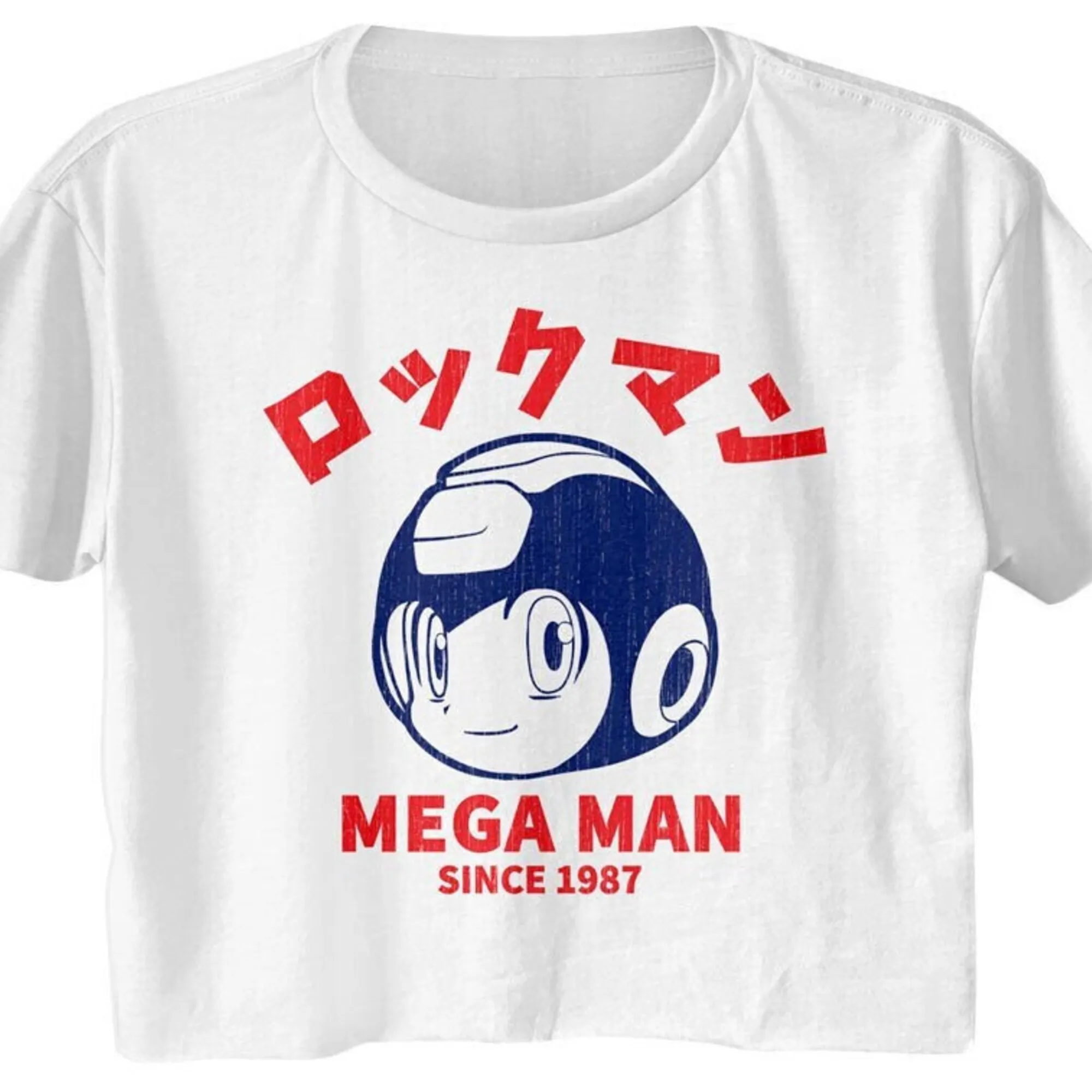 Женский кроп-топ MEGAMAN, японский герой Rokkuman Action футболка для геймеров