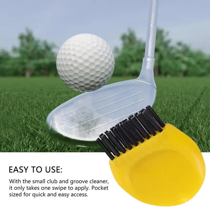 Minigolf Club Pinsel Finger bürsten für die Reinigung von Golf köpfen Golfball und Schuhe Golf Trainings hilfen