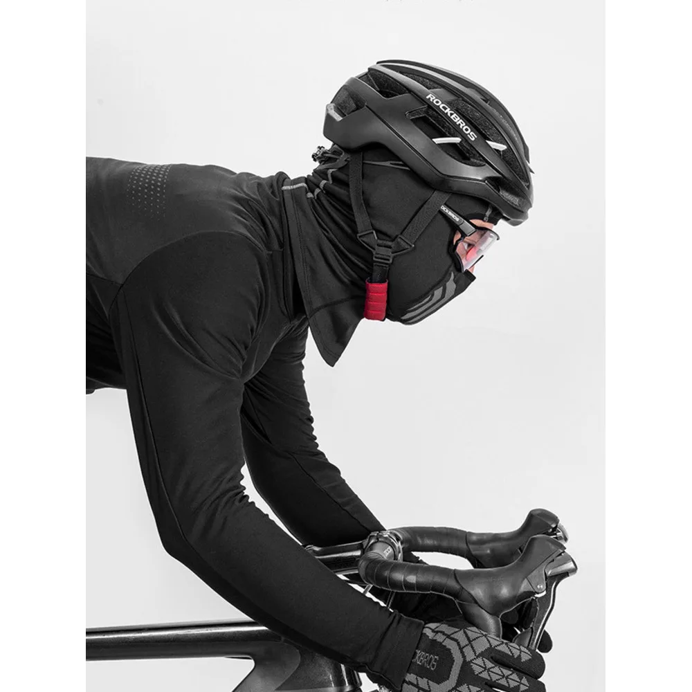 Motorcycle head men's cycling full face cover, windproof rider helmet for autumn and winter, warm inner lining hat_voghion.com