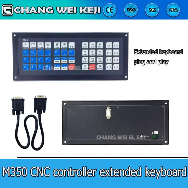 Offline Controller M350 Ddcs-Expert 3/4/5 Axis Cnc Display Controller Keyboard Keys