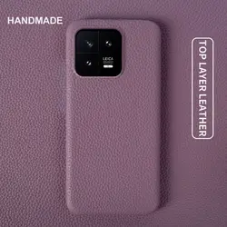 For Xiaomi 13 Pro Case Luxury Cowhide Genuine Leather Cases Xiaomi17 Capa Mi12Pro 12TPro 11Ultra 11Tpro Phone Cover Hood Fundas