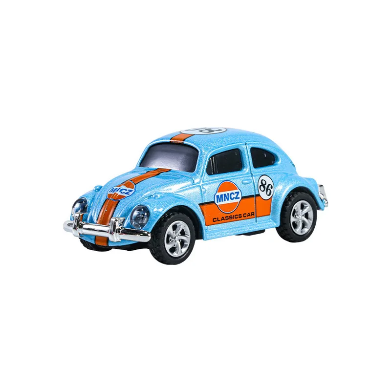 1/64 Mini dérive télécommande petite voiture télécommandée jouet sans fil Mini rétro Simulation coccinelle alliage modèle garçon jouet voiture