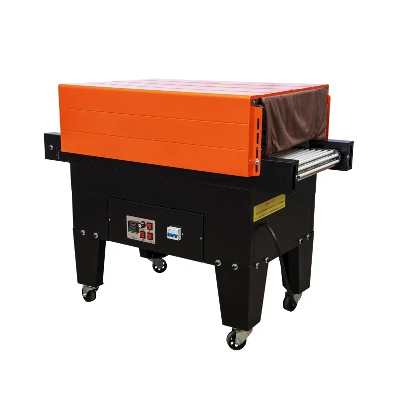 Electric Jet Heat Shrink Film Packaging Machine Chain Heat Shrink Machine Tableware Outer Packaging Heat Plastic Sealing Fil