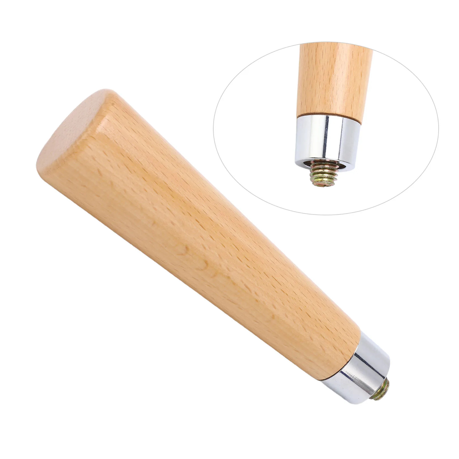 Portafilter mango de madera, diseño ergonómico, mango de filtro de café, haya para cafeterías