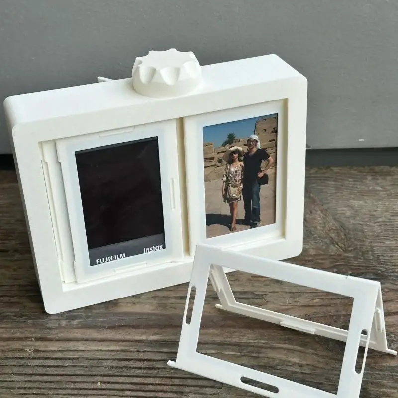 Rotatable Photo Frame Kpop Photocard Holder Idol Picture Frame Display Stand Desk Accessory Room Desktop Decor view 3