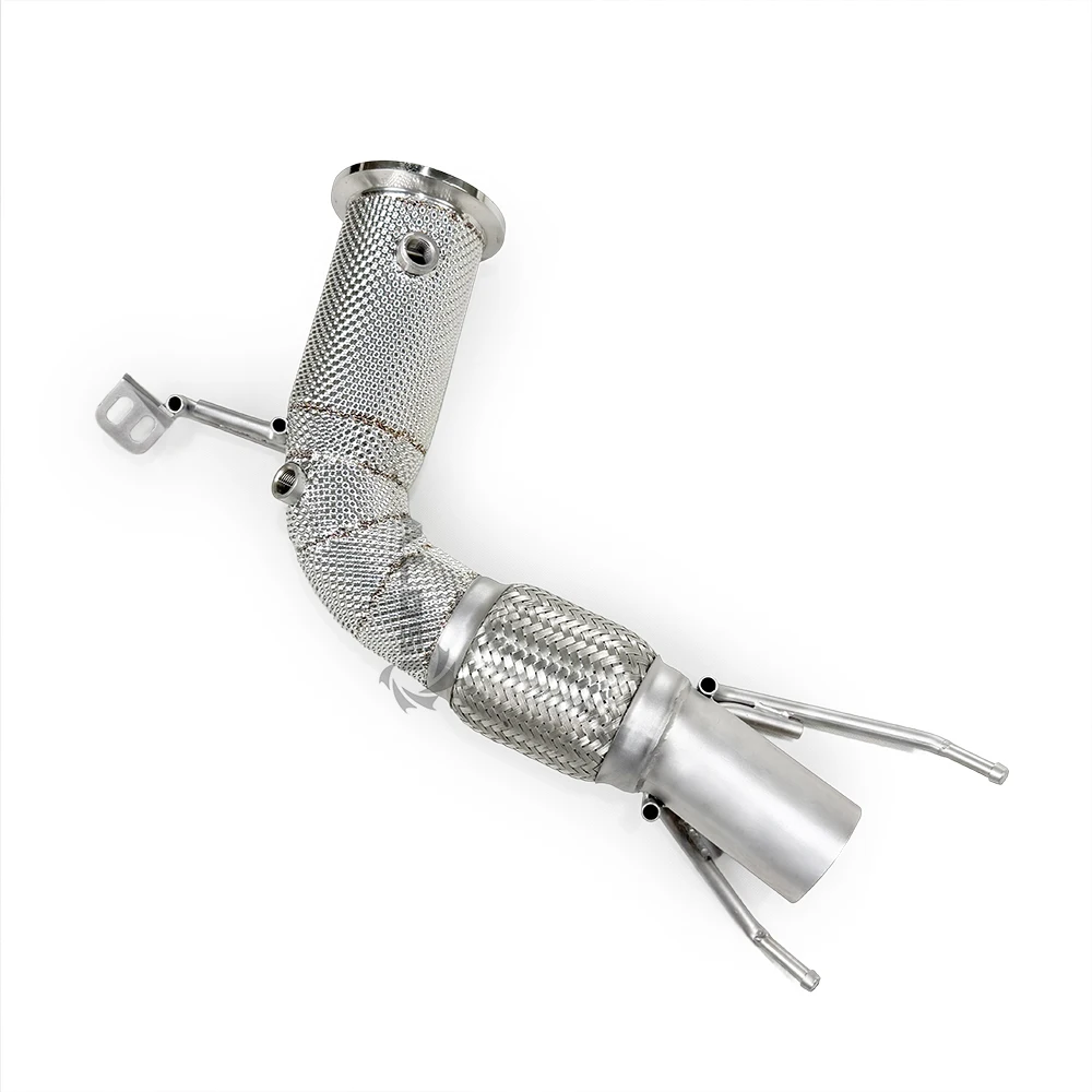 

High performance exhaust pipe for BMW X1 B48 2.0T 2017-2023 Insulator with catalyst downpipe converter