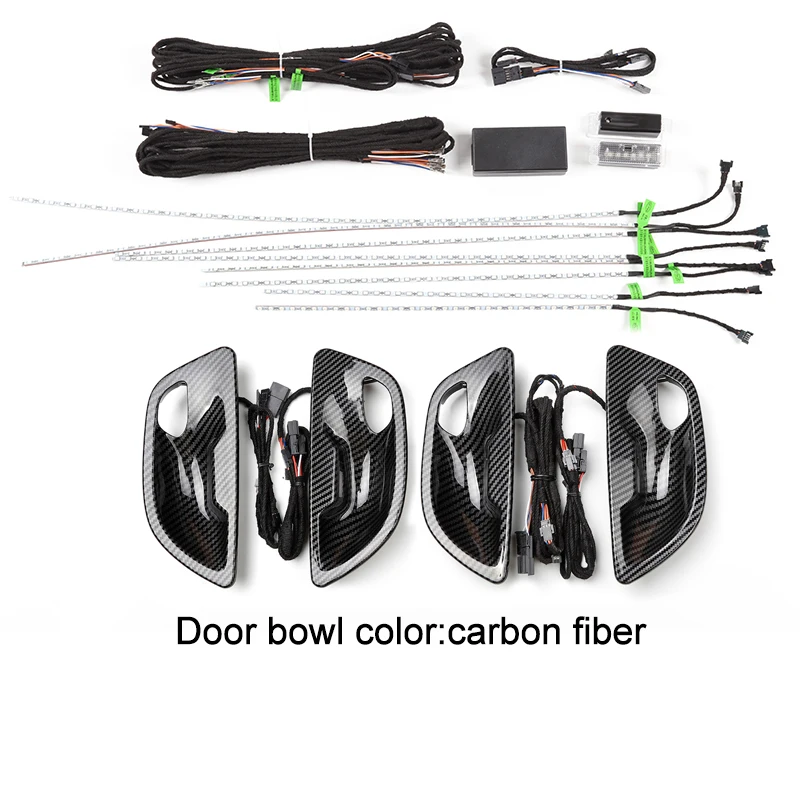 Interior Neon Ambient Light 12V RGB Decorative Led Stripe 9 Colors Decorative Lighting For BMW 5 Series F10 F11 2010-2018