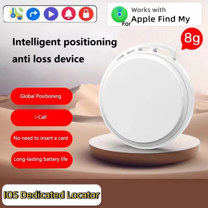 

Для Apple Airtag Tracker Глобальный GPS-локатор для пожилых детей, домашних животных, анти-потерянный искатель, устройство прецизионного позиционирования для iPhone iOS