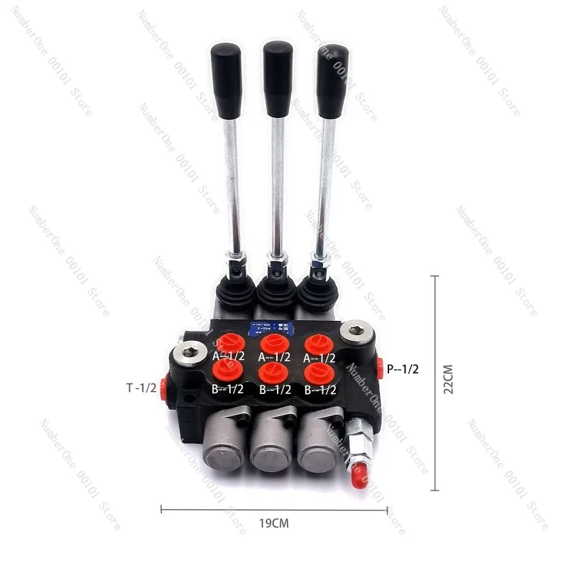 P40 hydraulic valve for engineering agricultural machinery equipment, 40ml flow multi-way valve