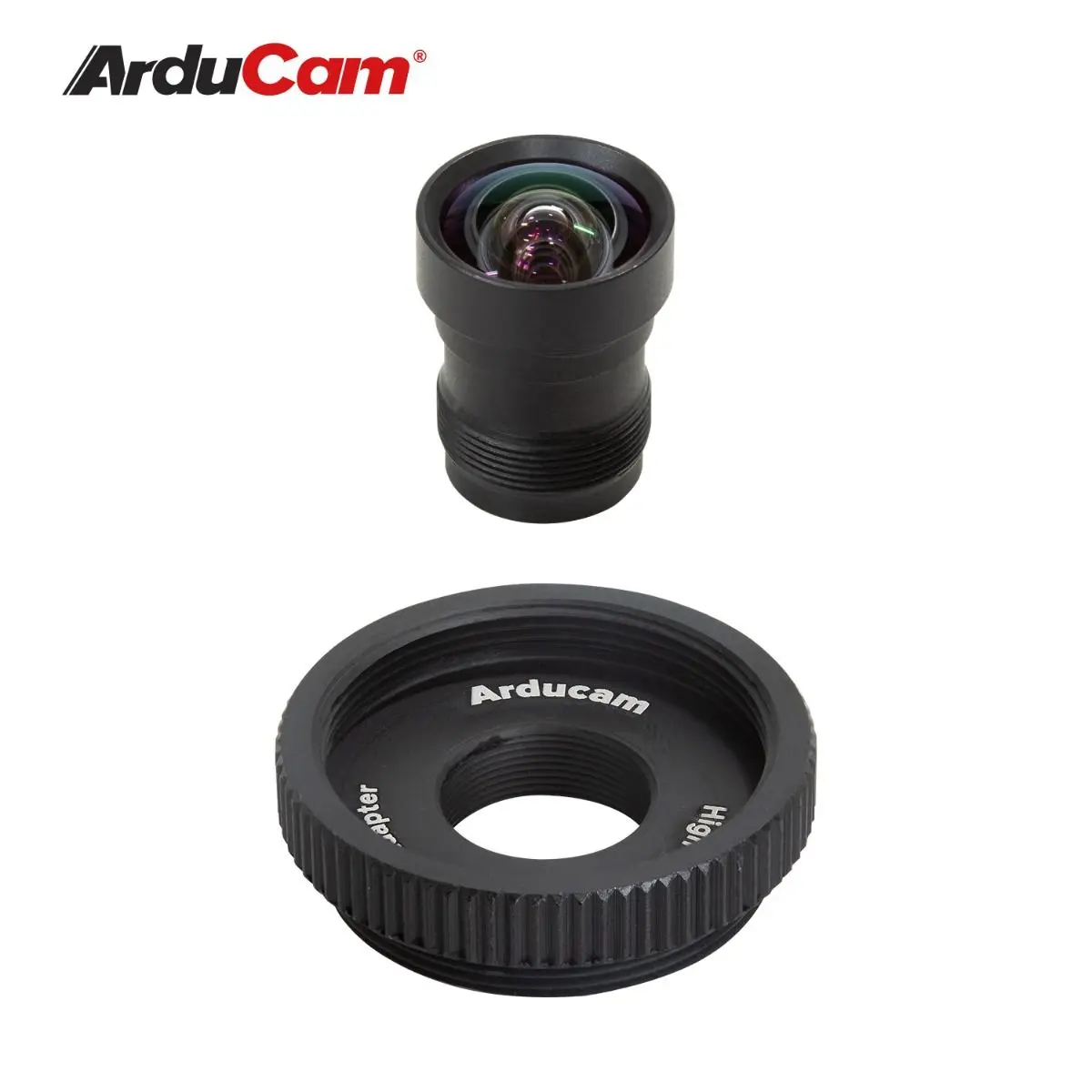 Arducam 75 Degree 1/2.3″ M12 Lens with Lens Adapter for Raspberry Pi High Quality Camera