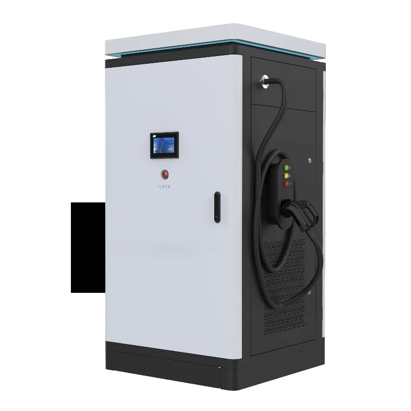 Customized 75kWh/60kW New Floor-Mounted EV Fleet Charging Solutions With 7-inch Display And AC/DC Outp