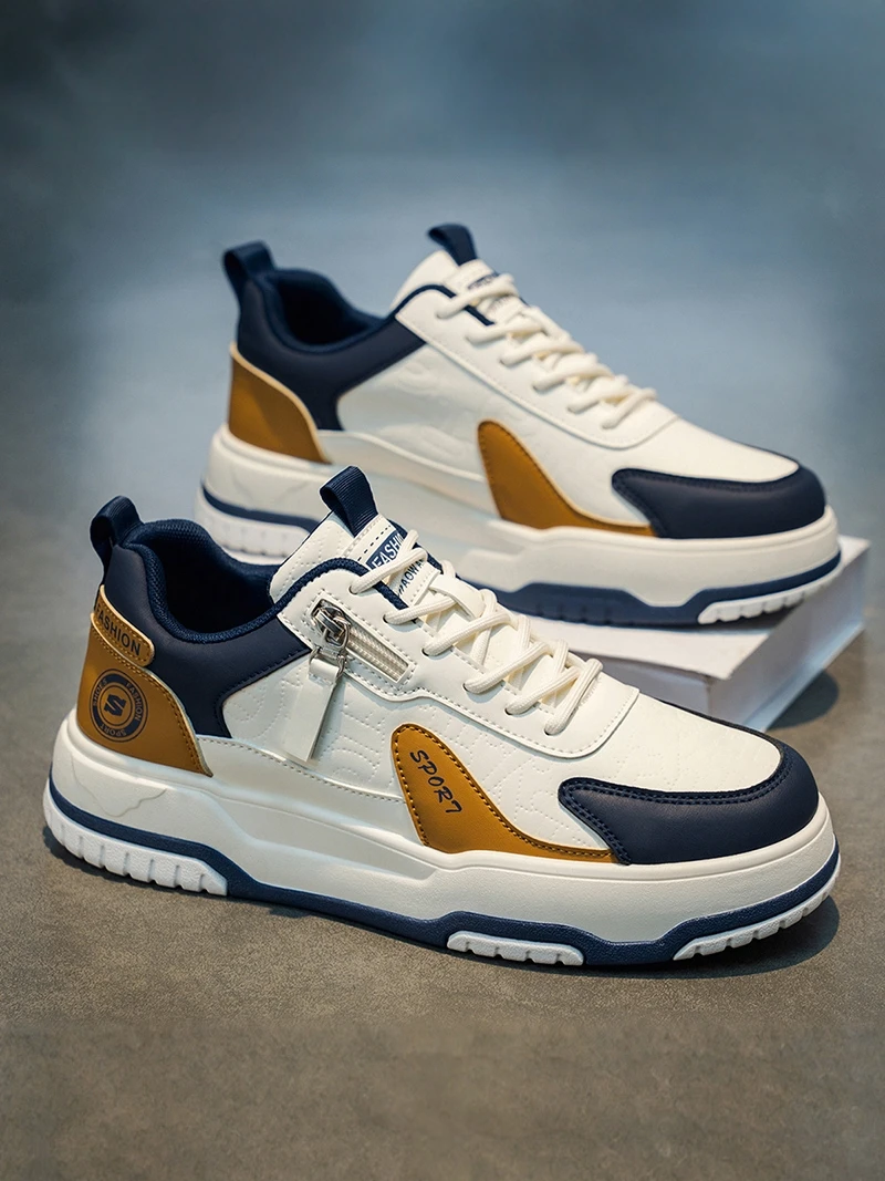 

Men's Outdoor Sports Shoes Anti-Slip Casual Leisure Fashionable Low Help Trendy Shoes Youth Korean Style Versatile Flat Shoes