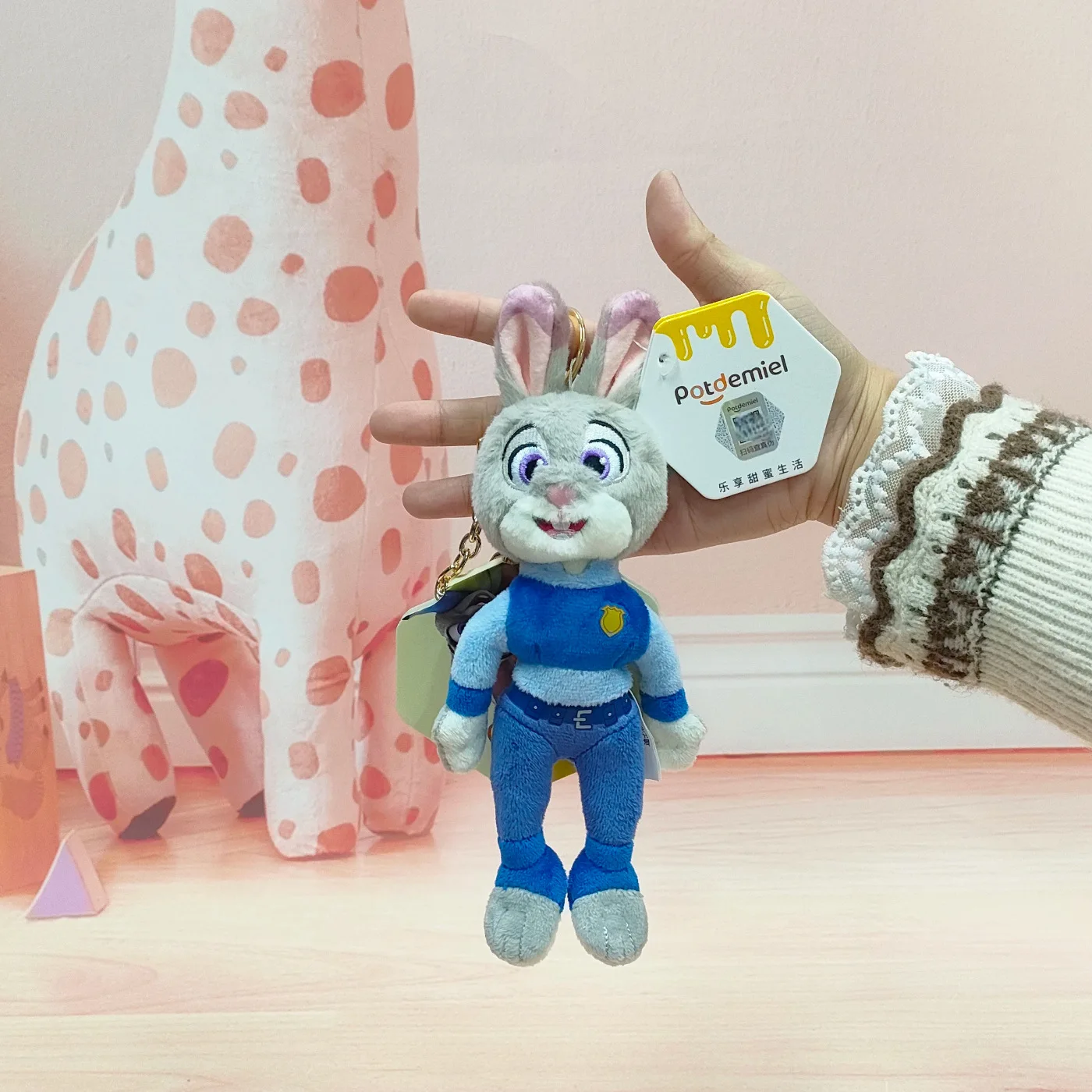 ズートピア ニック ジュディ シリーズ ぬいぐるみ バックパック ペンダント アニメ フィギュア モデル デスクトップ オーナメント キーホルダー トレンディなおもちゃ ぬいぐるみ ギフト