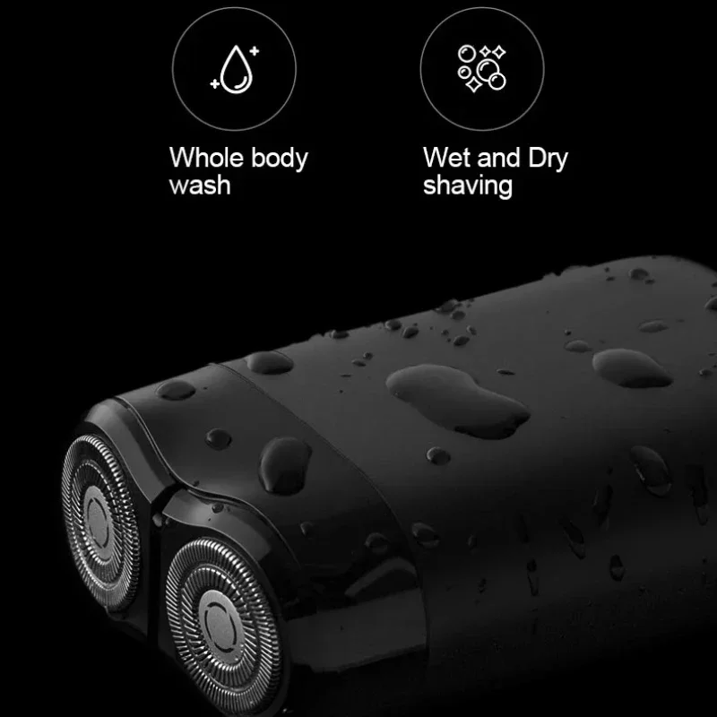 Xiaomi Mijia Electric Shaver for men S100 Mi Portable Waterproof Razor Shavers USB Rechargeable With Storage Bag Floating Head