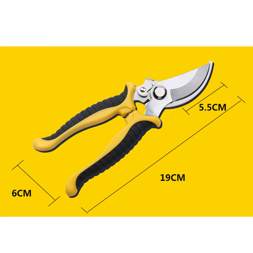 

Pruning Shears Heavy Duty Garden Scissors Ergonomic Handle Spring Loaded Cushion Shock Absorber System For Plants Flowers