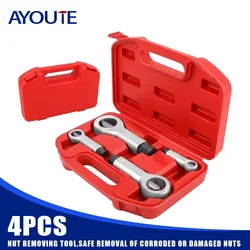 Heavy-Duty Nut Splitter Tool Set Broken Damaged Corroded Stuck Screw Nut Removal Splitting Tools Stuck Rusted Nut Breaker