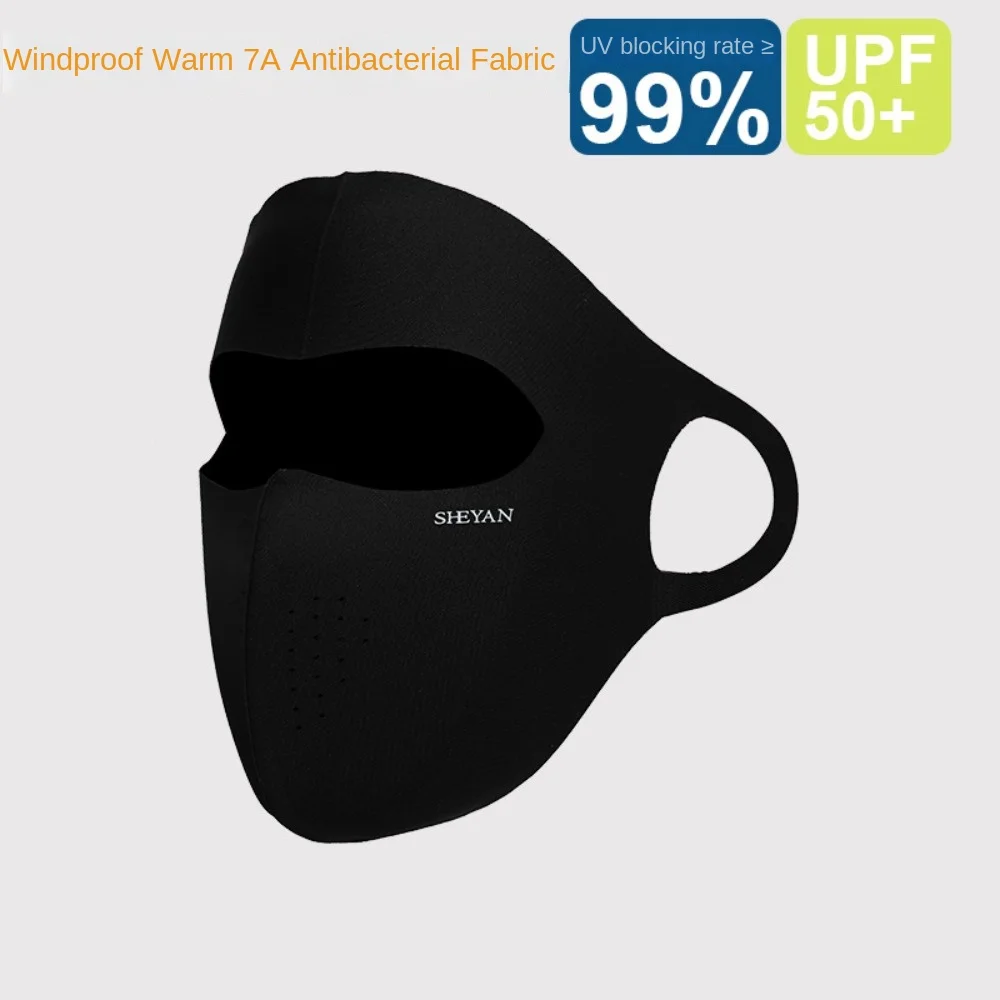 Новая дышащая теплая маска без следов Пылезащитная маска для езды на лицо УФ Ветрозащитная маска осень-зима