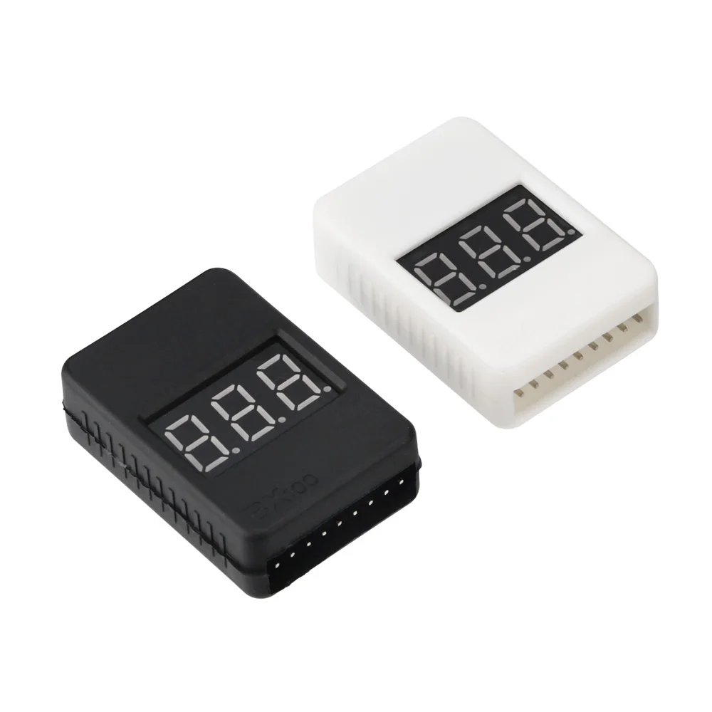 BX100 1-8S Lipo Battery Voltage Tester with Buzzer Alarm
