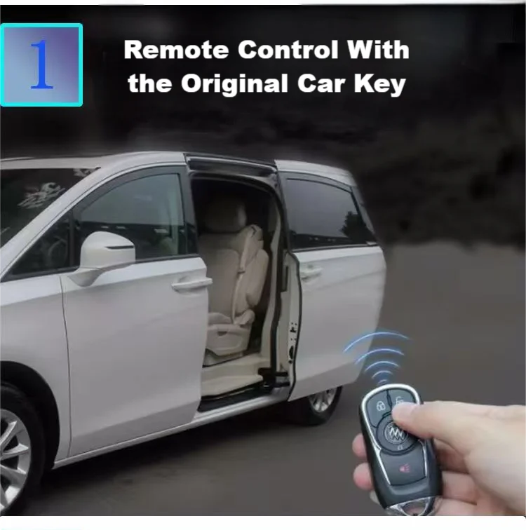 Modified Electric Sliding Door Automatic Side Door Opening Closing System With Remote Control For Bestune M9 Hongqi HQ9 C095 MPV