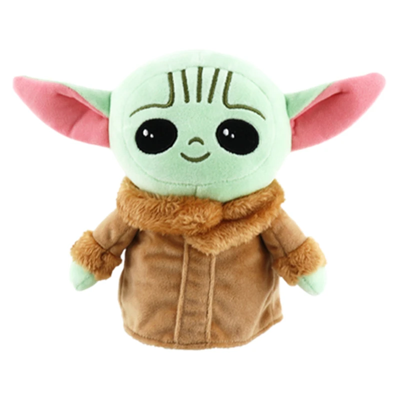 18CM Kawaii Star Wars Anime Peripherals Yoda Baby Cartoon Recordable Voice Controlled Singing Doll Doll Girl Bed Pillow