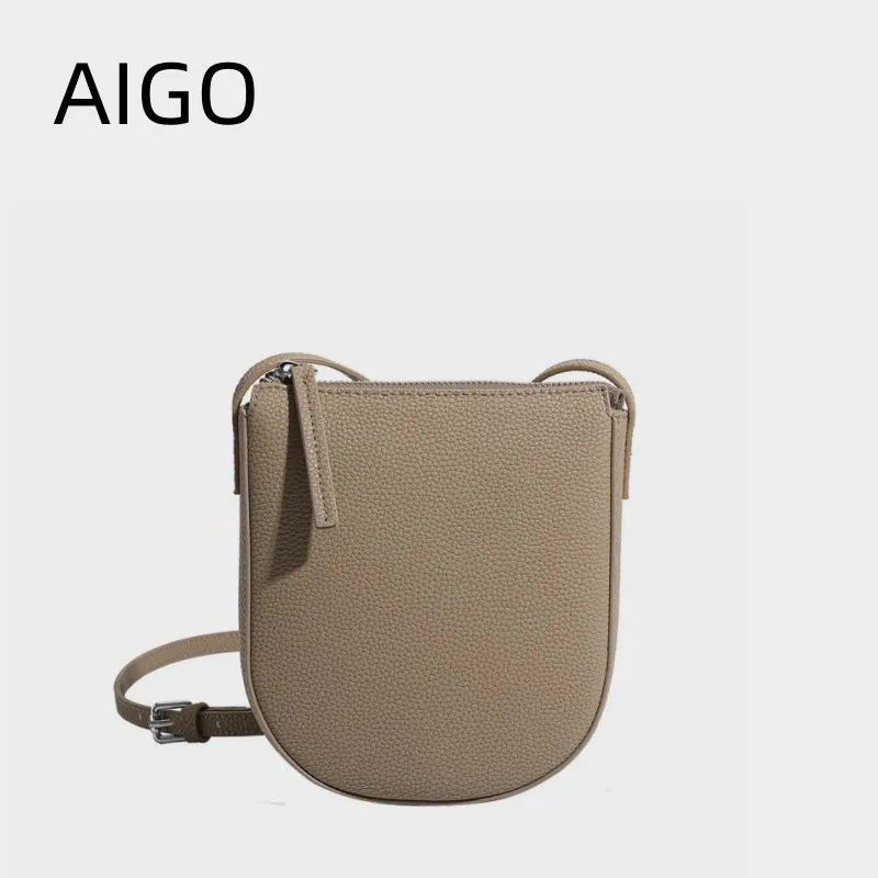 

Женская сумка AIGO, компактная сумка через плечо, маленькая дизайнерская универсальная сумка-мессенджер через плечо, женская сумка