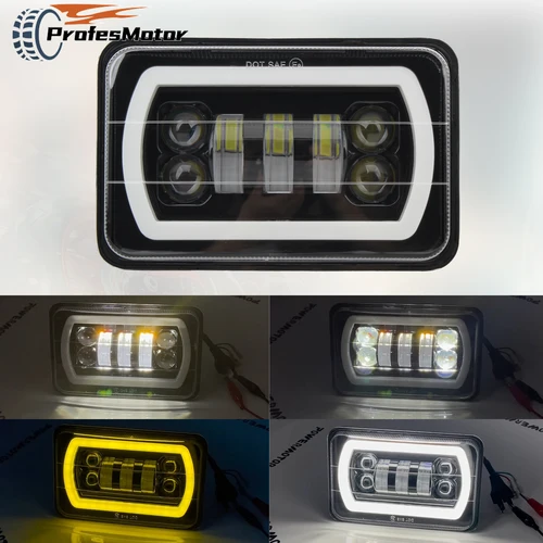 Para Honda XR250 XR400 XR650 Suzuki DRZ motocicleta Universal 55W LED faro mecha DRL lámpara accesorios de modificación de señal de giro