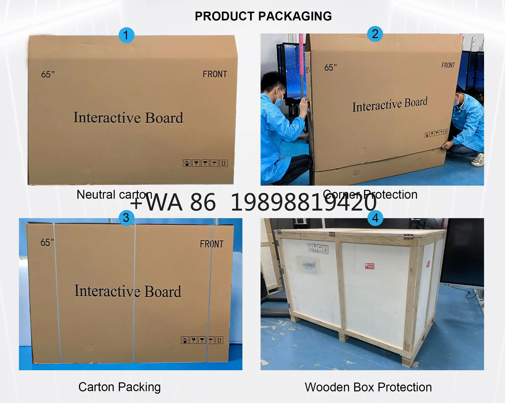 Android 11.0 Digital Whiteboard Smart Board Interactive Tablet for School