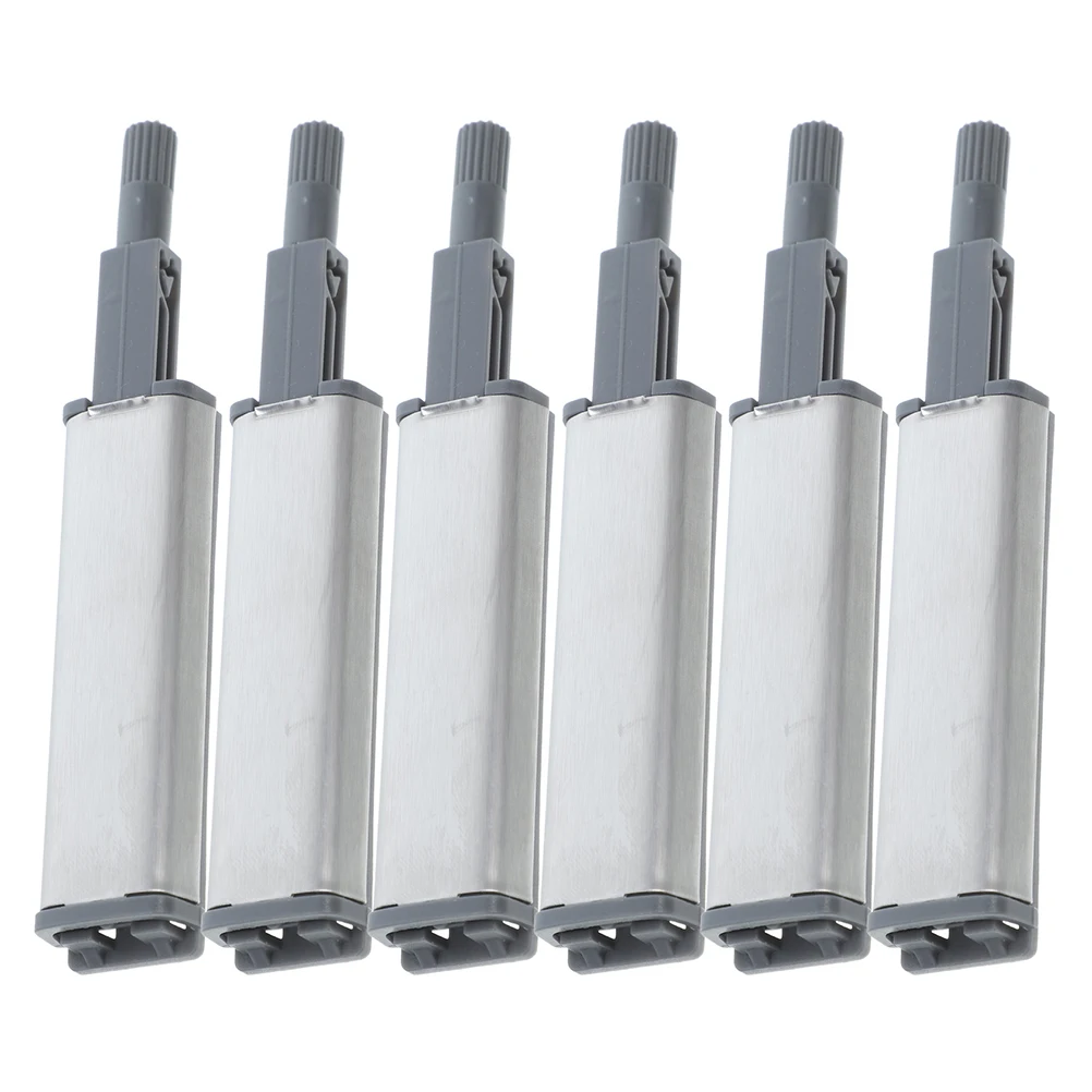 

6pcs Cabinet Push to Open Latch Self Eject Design Steel Shell Handle Free Smooth Quiet Use Humid Environment for Kitchen