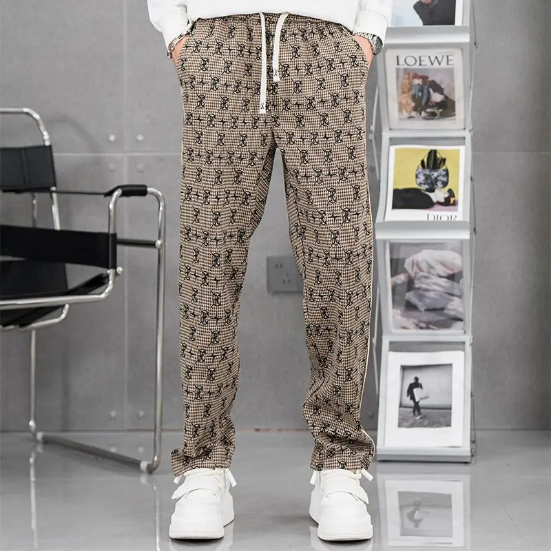 Casual pants spring and autumn versatile new fashion drawstring leggings high quality