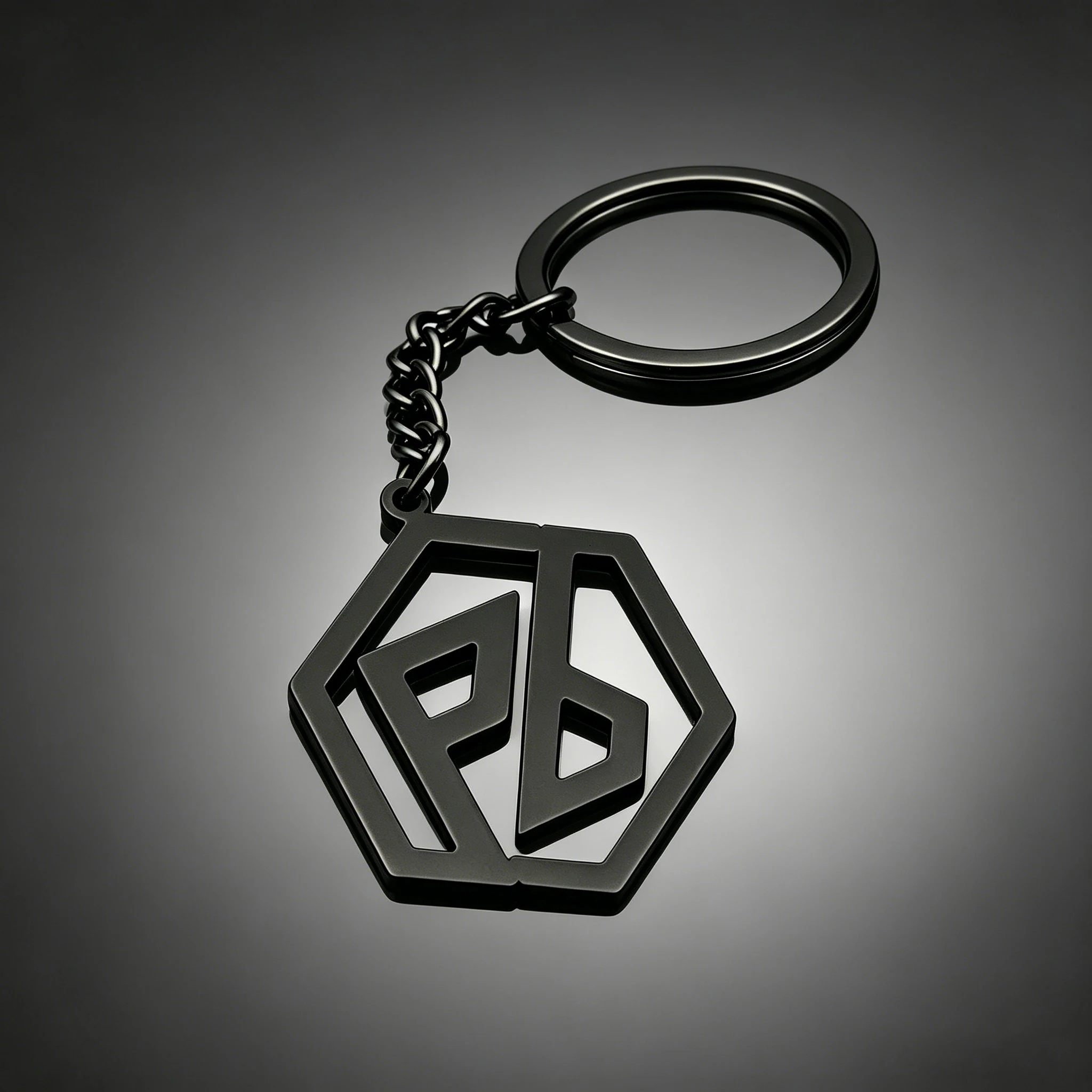 Individuell geformter Logo-Schlüsselanhänger, personalisierter Edelstahl-Anhänger, Schlüsselring, Großhandel, Metall-Abzeichen, Geschenkbox-Set für Unternehmen – Detail 7