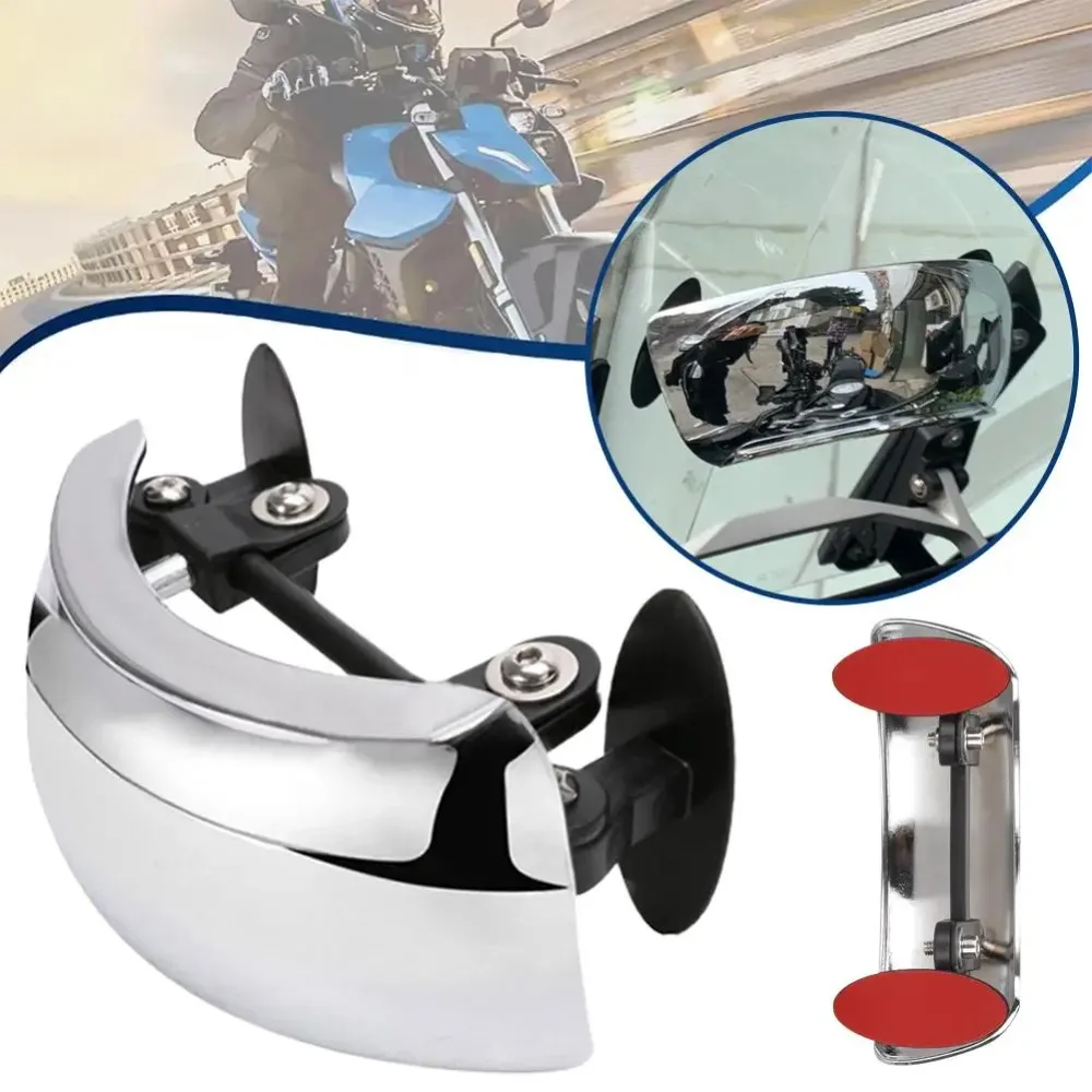 1PCS Motorcycle Modification Accessories - Wide-Angle Mirrors with Large Field of View, 180-Degree Full-View Rearview Mirrors