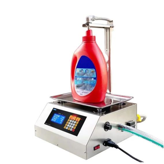 HD1600A Automatic Liquid Filling Machine Honey Sesame Paste Edible Oil Glue Viscous Liquid Filling Machine With One Tube