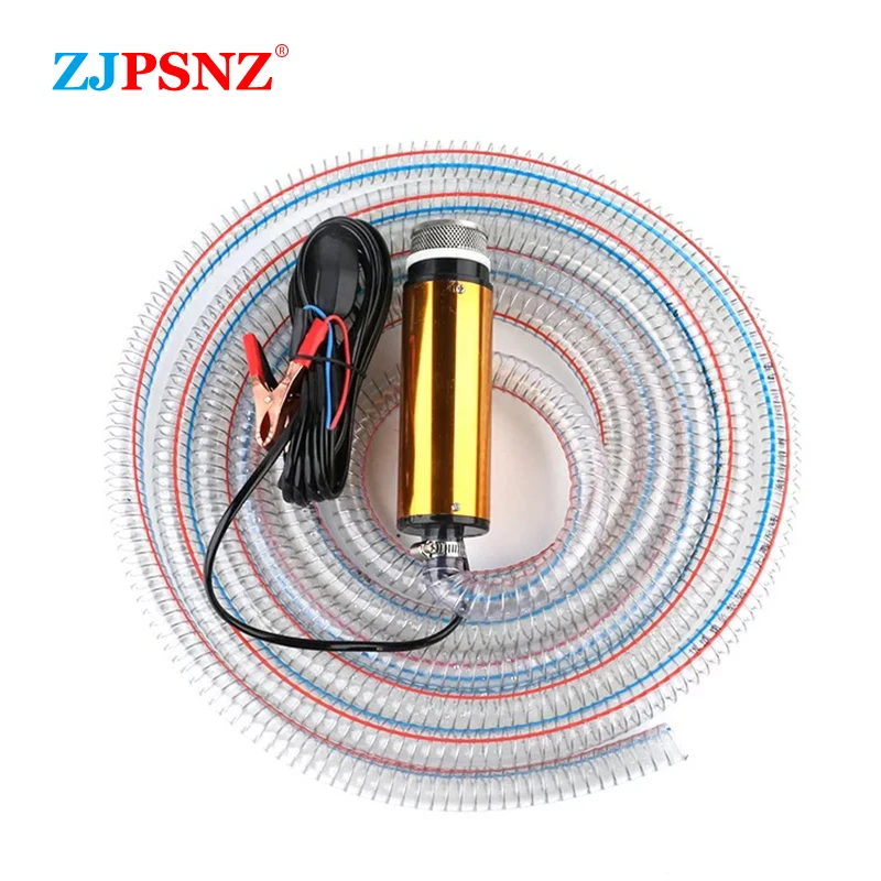 Draagbare Elektrische Dompelpomp 12V 24V Diesel Olie Water Afvalwater Overpompset Brandstofpompset voor Auto Kamperen Vissen Camper
