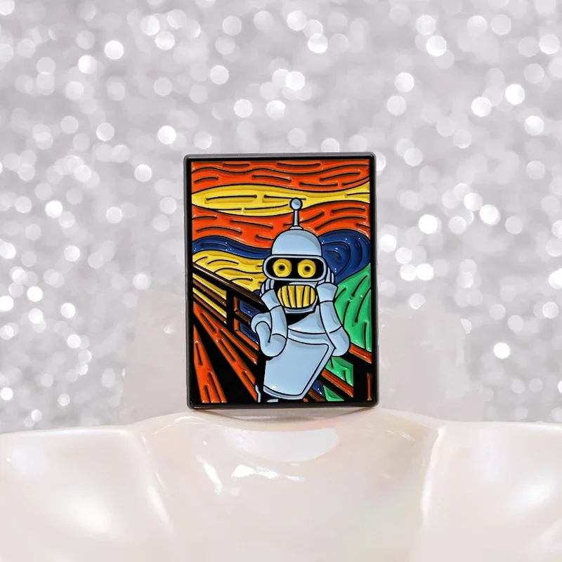 Comedy Anime Cartoon Role Brooch Enamel Pins Creative Oil Art Painting Brooches Clothes Lapel Badges Jewelry Gift for Kid Friend