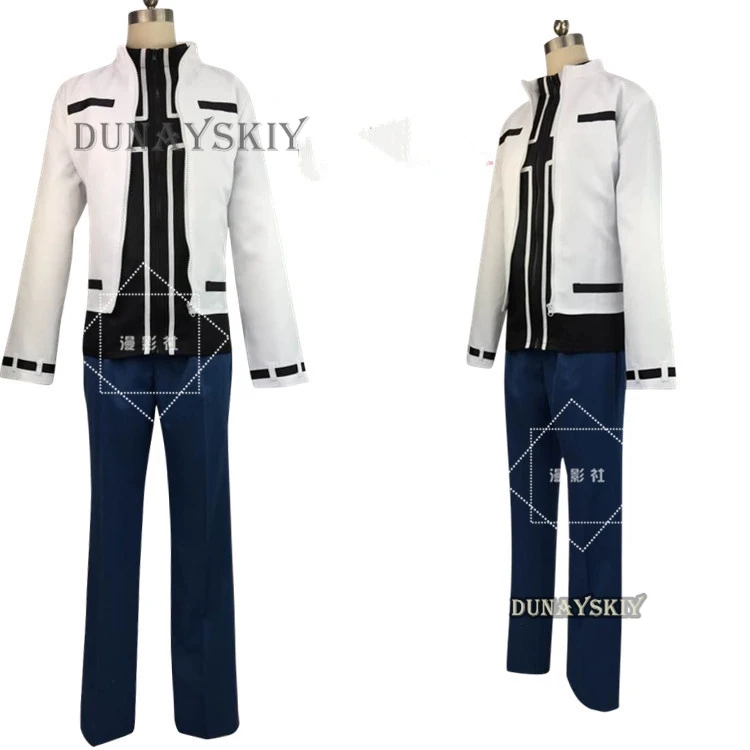 Kyo Kusanagi Cosplay Costume parrucca King of Kyo Fighter White Coat Game KoF Role Play Men Fighter Classic Outfit Halloween Party