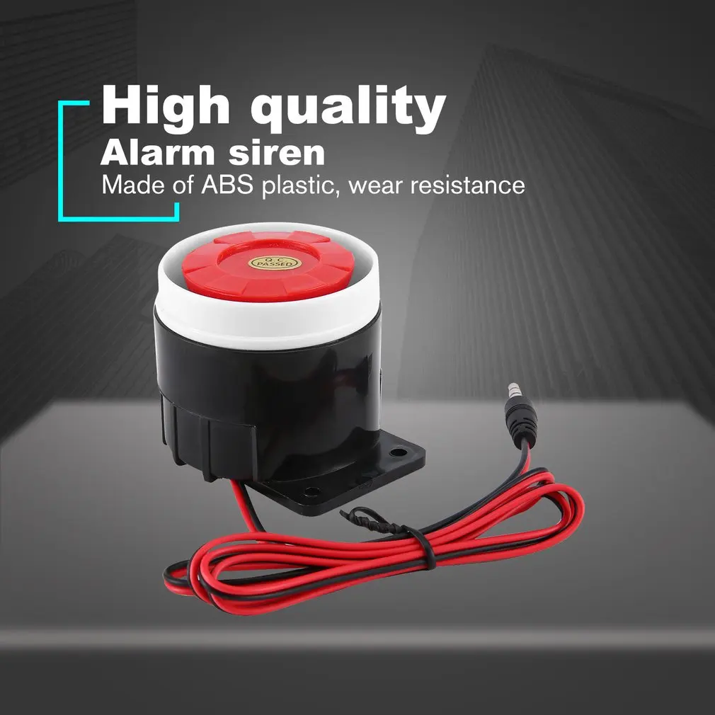 12V Electronic Buzzer Alarm Siren Security Horn Electronic Buzzer Alarm Siren Security Horn 120dB Alarm Sirendiscount Wholesale