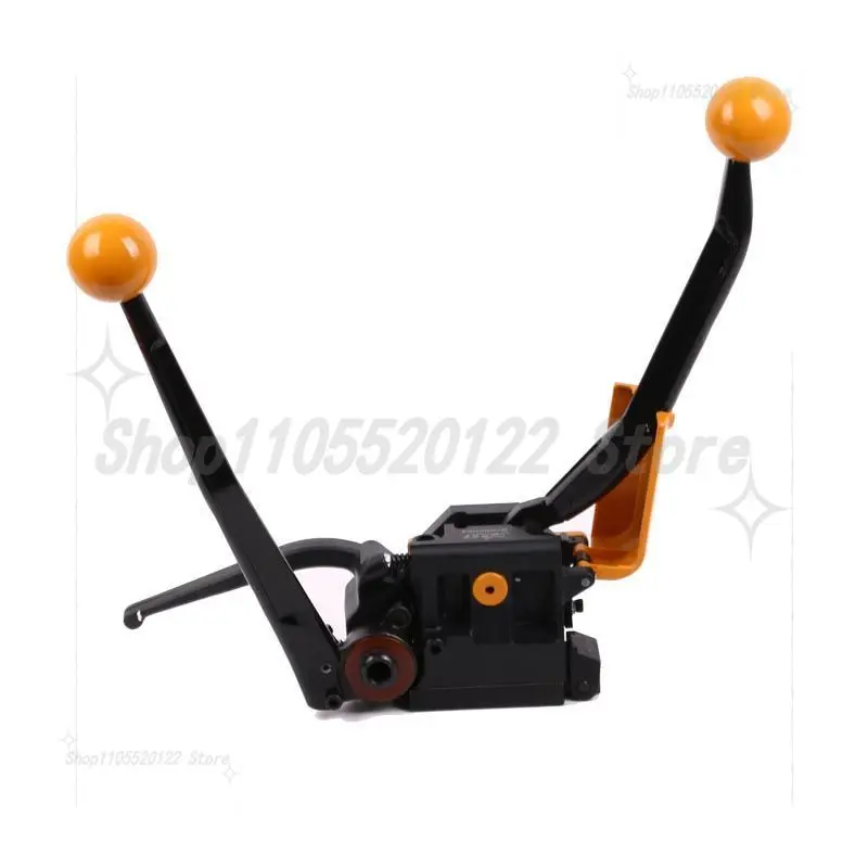 A333 Buckle-free Manual Steel Belt Baler, Iron Belt  Tightener Strapping Machine, Baked Blue Belt Strapping