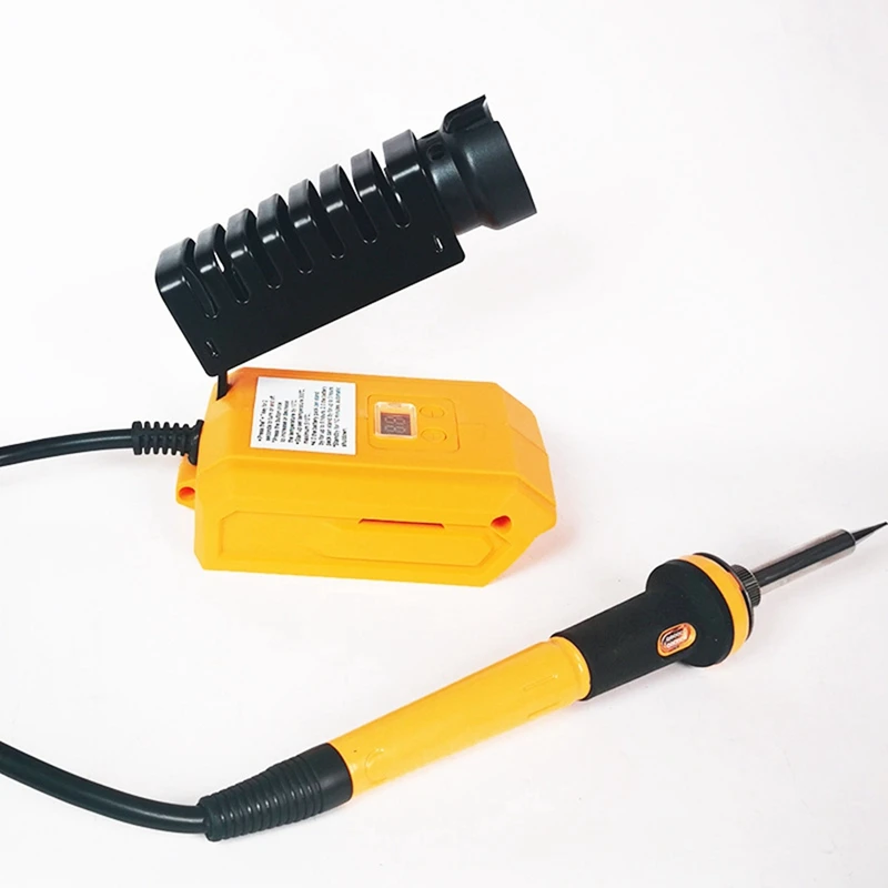 Цифровой электрический паяльник 60 Вт для батареи Dewalt 18 В/20 В 300-510 ℃   Электрический паяльник с регулируемой температурой