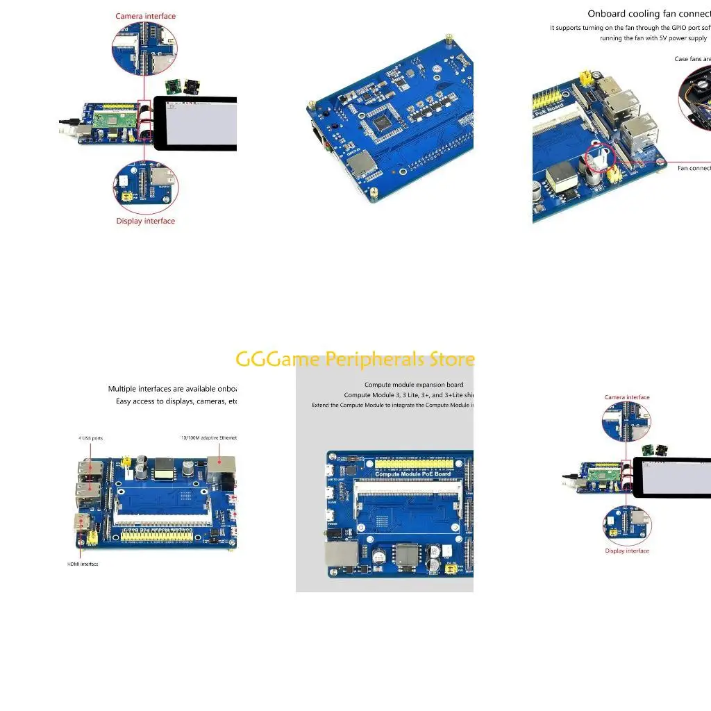 

U55B For CM3/CM3L /CM3+ /CM3+L Compute Module Expansion Board Integrated Small Host Adapters Board