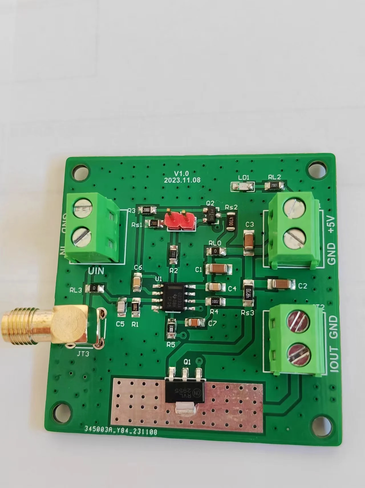 Voltage-controlled Current Source Module High Linear Current Source Module Laser LED Drives 100mA Range Current