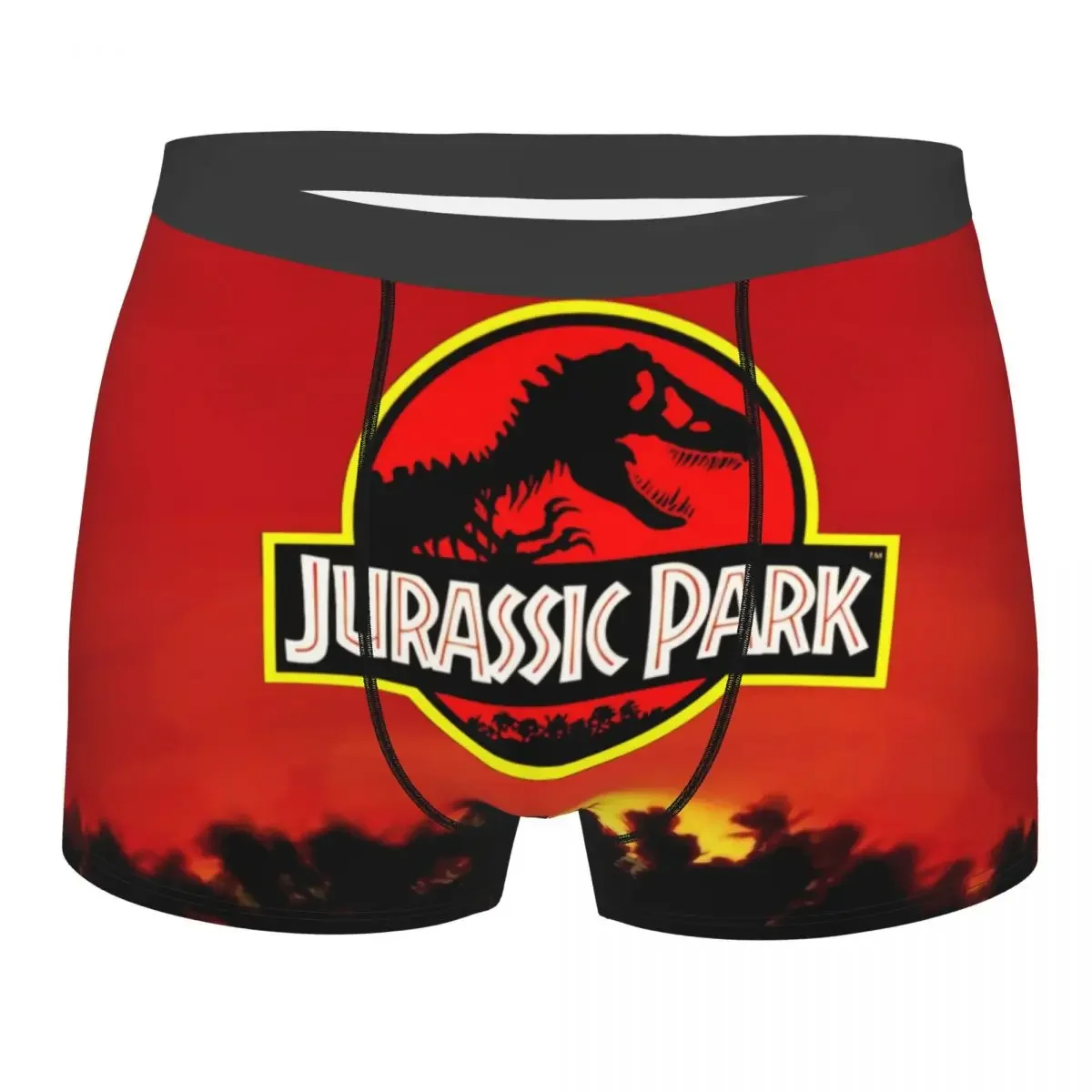 Dinsaur Jurassic Park Boxer Shorts For Homme 3D Printed Sci Fi Fantasy Movie Film Underwear Panties Briefs Soft Underpants