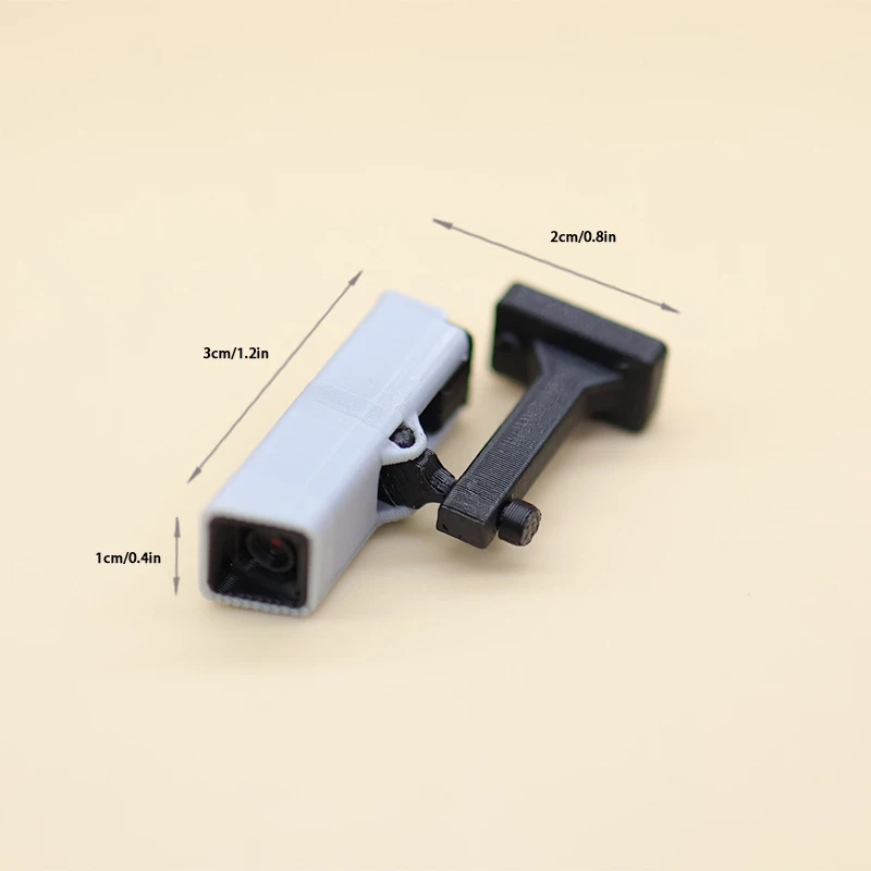 كاميرا مراقبة مصغرة لبيت الدمى مقاس 1/12، قطعة واحدة، إكسسوارات ديكور منزل الدمى، زينة مشهد مصغر لبيت الدمى