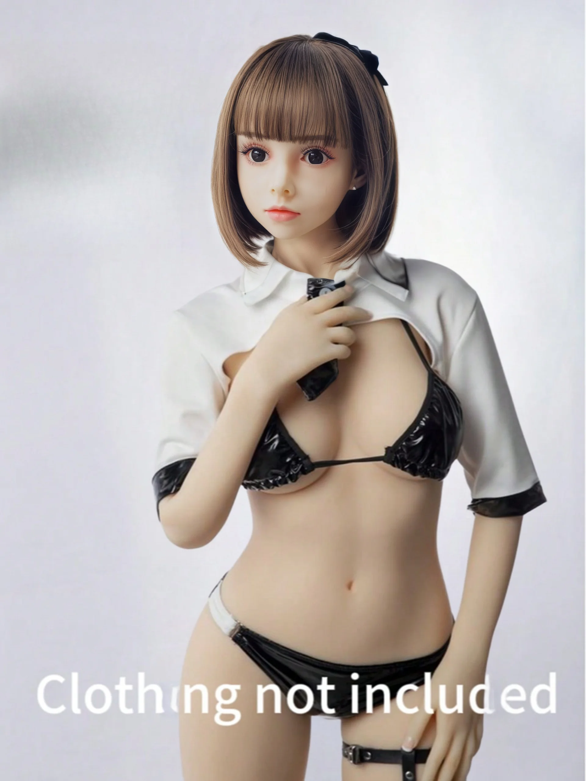 دمية TPE بدون خياطة 140 سم/100 سم، عظام قوية، وضعية متعددة الاستخدامات، مكياج رائع، بشرة رقيقة، مناسبة للتصوير الفوتوغرافي، #3