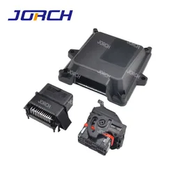 1 sets kits automotive plastic 48 pin way ecu enclosure box with 48P molex connectors