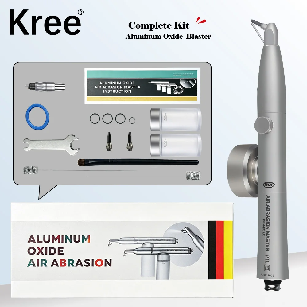 Dental Alumina Air Polishing Blaster with External Water Spray connect PTL Coupling Teeth Whitening Sandblasting Gun